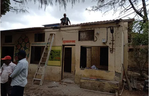 CSR - Ulhaasnagar Roof Repairs